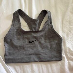 Nike Women's Heathered Gray Sports Bra